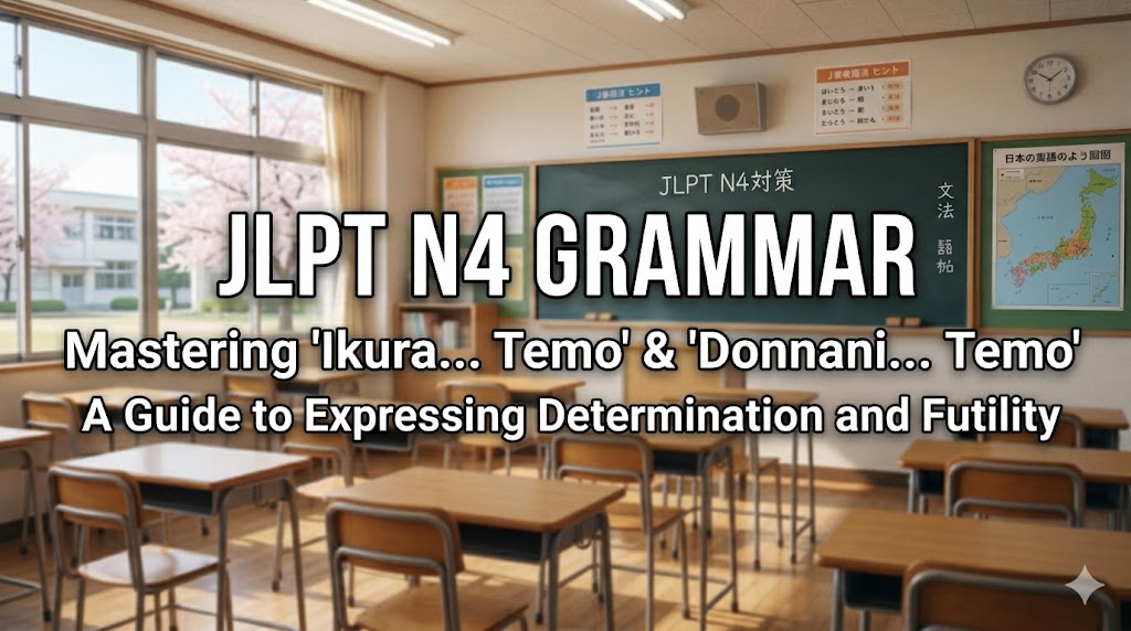 "Ikura...Temo" and "Donnani...Temo" to Express Determination