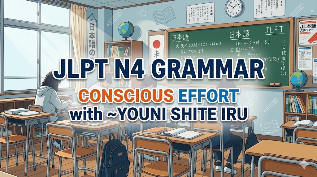 Mastering the Making an Effort: A Guide to ~Youni Suru